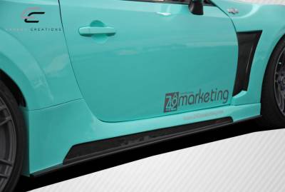 Carbon Creations - Subaru BRZ Carbon Creations 86-R Wide Body Side Skirts Rocker Panels - 2 Piece - 109106 - Image 2