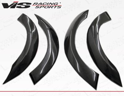 VIS Racing - Honda Civic 2DR VIS Racing Custom Carbon Fiber Fender Flares - 92HDCVC2DCUS-076C - Image 2