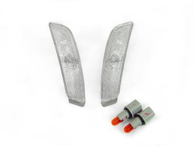 Cadillac CTS Clear DEPO Bumper DEPO Side Marker Light
