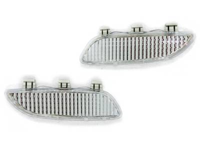 BMW E90/E92/E93 M3 Crystal Clear DEPO Front Bumper Refelctor