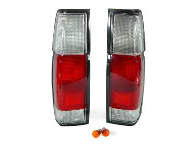 Nissan Pick-Up Hardbody Truck Red/Clear DEPO Tail Light