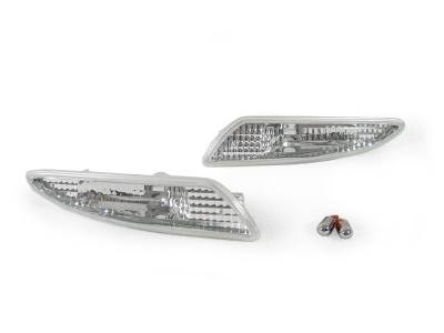 Mercedes R230 Sl-Class Crystal Clear Front DEPO Bumper Light