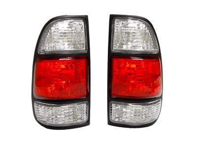 Toyota Tundra Red/Clear Rear DEPO Tail Light