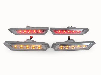 Chevy Camaro Clear Led Amber Front/Red Rear DEPO Bumper DEPO Side Marker Lights