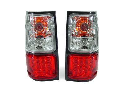 Isuzu Rodeo Red/Clear Led DEPO Tail Light