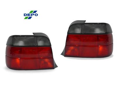 BMW E36 3D Red/Smoke DEPO Tail Light