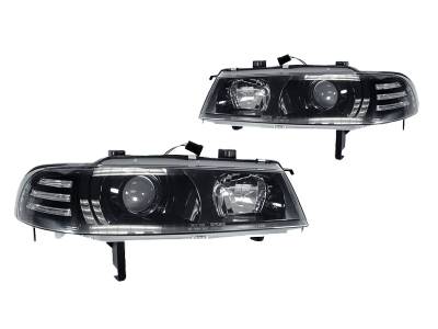 Honda Prelude Dm Black Projector DEPO Headlight Set