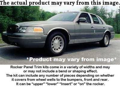 QAA - MERCURY GRAND MARQUIS 4dr QAA Stainless 12pcs Rocker Panel Trim TH32481 - Image 1