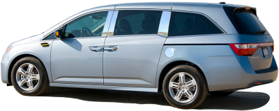 QAA - HONDA ODYSSEY 4dr QAA Stainless 8pcs Rocker Panel Trim TH95260 - Image 2