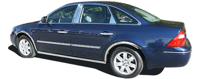 QAA - MERCURY SABLE 4dr QAA Stainless 8pcs Rocker Panel Trim TH36660 - Image 3