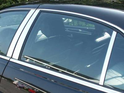 2 Pc: ABS Plastic Mirror Cover Set, 4-door MC43680 QAA FITS TOWN CAR 2003-2011 LINCOLN 