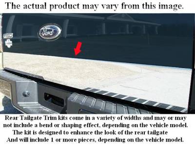 QAA - F-250 and F-350 SUPER DUTY 2/4dr QAA Stainless 1pc Tailgate Accent RT39320 - Image 2