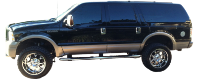 QAA - FORD EXCURSION 4dr QAA Stainless 8pcs Rocker Panel Trim TH40380 - Image 2