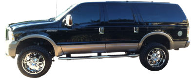 QAA - FORD EXCURSION 4dr QAA Stainless 4pcs Window Sill Accent WS40380 - Image 2