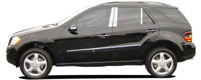 QAA - MERCEDES ML CLASS 4dr QAA Stainless 4pcs Rocker Panel Trim TH21065 - Image 2