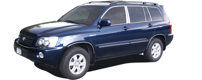 QAA - TOYOTA HIGHLANDER 4dr QAA Stainless 4pcs Window Sill Accent WS24110 - Image 2