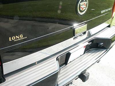 CADILLAC ESCALADE 4dr QAA Stainless 2pcs Tailgate Accent RT42255