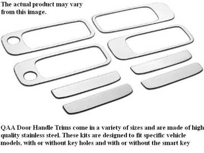 Fits Infiniti I35 4dr QAA Stainless 12pcs Door Handle Accent DH22045