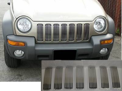 JEEP LIBERTY 4dr QAA 7pcs Grille Accent SGB42090