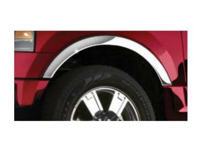 QAA - EXPEDITION 4dr QAA Molded Stainless 4pcs Wheel Well Fender Trim WZ43383 - Image 1
