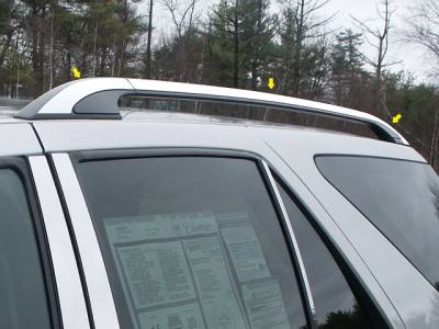 CADILLAC SRX 4dr QAA Stainless 6pcs Roof Rack Accent RR44260