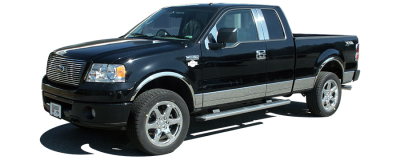 QAA - F-150 Super Cab, 8'Bed, NO Flares QAA Stainless Side Accent Trim AT44312 - Image 4