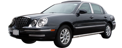 QAA - KIA AMANTI 4dr QAA Stainless 4pcs Rocker Panel Trim TH24800 - Image 2