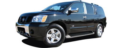 QAA - Fits Nissan ARMADA 4dr QAA Stainless 4pcs Window Sill Accent WS24523 - Image 2