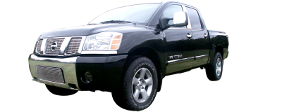 QAA - Fits Nissan TITAN King Cab QAA Stainless 2pcs Window Sill Accent WS24515 - Image 4