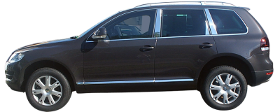 QAA - VOLKSWAGEN TOUAREG Crew Cab QAA Stainless 4pcs Pillar Trim PP24640 - Image 3