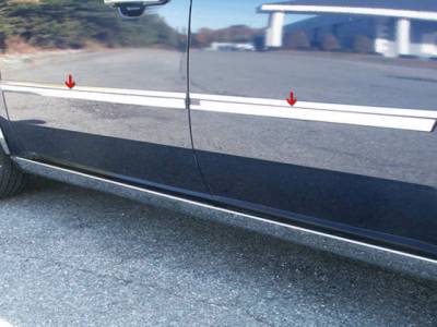 FORD FIVE HUNDRED 4dr QAA Stainless 4pcs Rocker Panel Trim TH45370