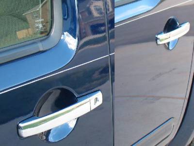 QAA - Fits Nissan XTERRA 4dr QAA Chrome ABS 4pcs Door Handle Cover DH25510 - Image 1