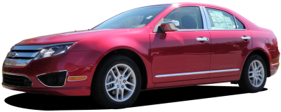 QAA - FORD FUSION 4dr QAA Stainless 12pcs Side Accent Trim AT50390 - Image 2