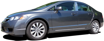 QAA - HONDA CIVIC 4dr QAA Stainless 4pcs Door Sill Trim DS26214 - Image 2