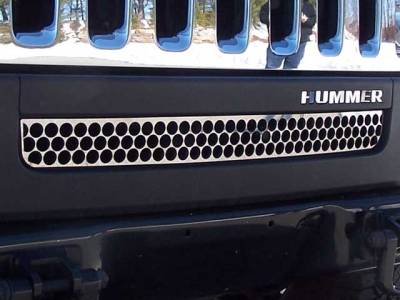 HUMMER H3 4dr QAA Stainless 1pcs Grille Accent HV46306