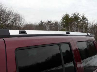QAA - JEEP COMMANDER 4dr QAA Stainless 2pcs Roof Rack Accent RR46096 - Image 1