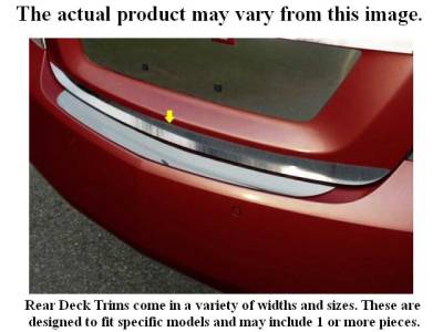QAA - VOLKSWAGEN GTI 4dr QAA Stainless 1pcs Rear Deck Accent RD26610 - Image 1
