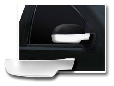 QAA - GMC YUKON 4dr QAA Chrome ABS plastic 2pcs Mirror Cover MC47197 - Image 3