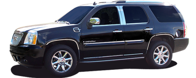 QAA - GMC YUKON 4dr QAA Chrome ABS plastic 2pcs Tail Light Bezels TL47195 - Image 4