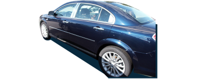 QAA - SATURN AURA 4dr QAA Stainless 6pcs Pillar Trim PP47416 - Image 3