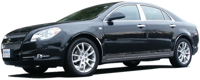 QAA - CHEVROLET MALIBU 4dr QAA Chrome ABS plastic 2pcs Mirror Cover MC48105 - Image 2