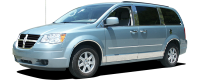 QAA - DODGE GRAND CARAVAN 4dr QAA Stainless 1pcs Rear Deck Accent RD48895 - Image 5