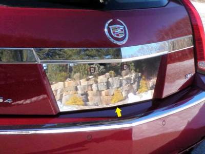 CTS SPORT WAGON 4dr QAA Stainless 1pcs License Plate Bezel LP50251