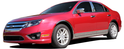 QAA - MERCURY MILAN 4dr QAA Stainless 4pcs Wheel Well Accent WQ50633 - Image 4