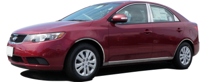 QAA - KIA FORTE 4dr QAA Stainless 2pcs Rocker Panel Trim TH10811 - Image 2