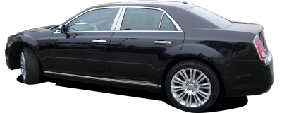 QAA - CHRYSLER 300 4dr QAA Stainless 4pcs Rocker Panel Trim TH51761 - Image 2