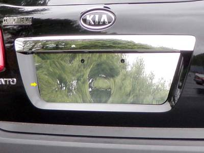 KIA SORENTO 4dr QAA Stainless 1pcs License Plate Bezel LP11820