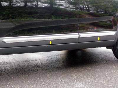 KIA SORENTO 4dr QAA Stainless 4pcs Rocker Panel Trim TH11821