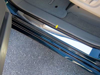 TOYOTA SIENNA 4dr QAA Stainless 2pcs Door Sill Trim DS11150