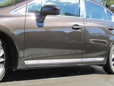 HONDA CIVIC 4dr QAA Stainless 4pcs Rocker Panel Trim TH12215